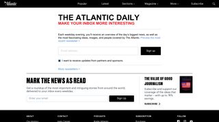 The Atlantic's daily newsletter