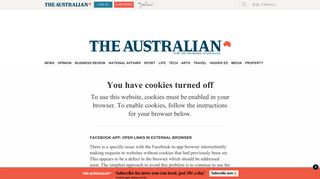 Nocookies | The Australian