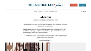 About Us | The Australian Plus