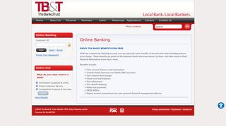 Online Banking | The Bank & Trust