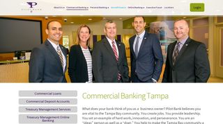 Commercial Banking Tampa | Pilot Bank of Tampa, FL