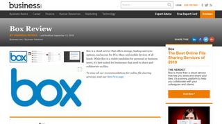 Box Review 2018 | Online File Sharing Service Reviews - Business.com