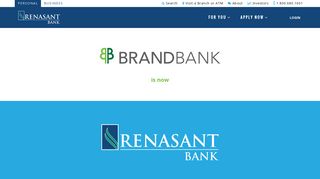 BrandBank Merger › Renasant Bank