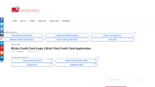 Bricks Credit Card Login | Brick Visa Credit Card Application ...