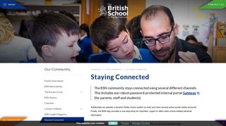 Staying Connected | The British School in The Netherlands