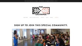 Sign Up — The Broad Exchange