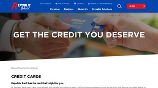 Credit Cards | Republic Bank