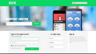 Login - Support Centre - Bux