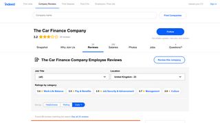 Working at The Car Finance Company: Employee Reviews | Indeed.co ...