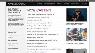 Casting calls for Actors, Models, Dancers & Singers