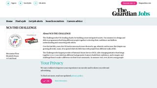 Jobs with NCS THE CHALLENGE | Guardian Jobs