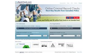 Online Criminal Record Check | Canadian Background Check