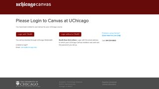 Welcome to Canvas at UChicago - University of Chicago