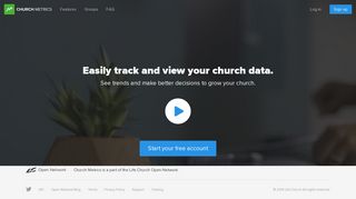 Church Metrics · Leading Free Tool for Tracking Church Data