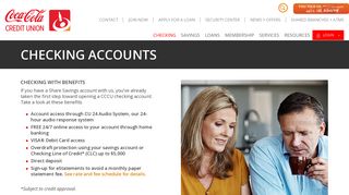 Checking Account - Coca Cola Credit Union