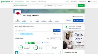 The College Network Reviews | Glassdoor