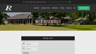 Member Login - Reedsburg Country Club