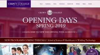 The Crown College | A Distinctive Christian College