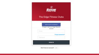 The Edge Fitness Clubs - Login - Perkville