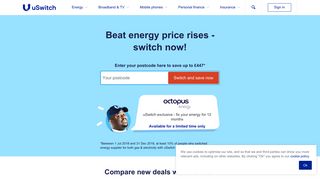 uSwitch.com: Energy Comparison of Gas & Electricity | Broadband ...