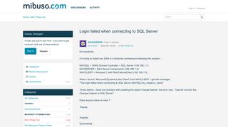 Login failed when connecting to SQL Server — mibuso.com