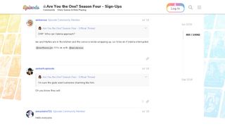 Are You the One? Season Four - Sign-Ups - Story Games & Role ...