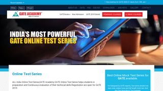 Online Test Series - Gate Academy | Steps To Success