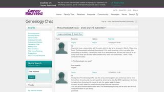 TheGenealogist.co.uk - Does anyone subscribe? - Genealogy Chat ...