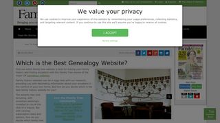 Which is the Best Genealogy Website? - Family history tips and ...