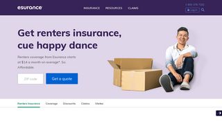 Get Renters Insurance Quotes Online | Esurance