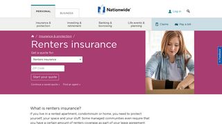 Renters Insurance Quotes - Nationwide