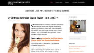 Girlfriend Activation System Review – [Download FREE Chapter Now ...