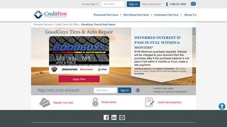 GoodGuys Tires & Auto Repair - Automotive Credit Card | CFNA