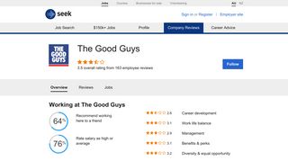 Working at The Good Guys: Australian reviews - SEEK