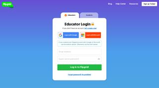 Flipgrid - Educator Login