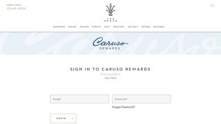Caruso Rewards Login - Sign In Here - The Grove