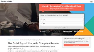 The Guild Payroll Umbrella Company Review & Service Rates