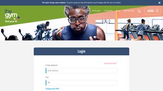 Login - The Gym Group