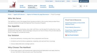 Flood Mid/Large Insurance Agents | The Hartford
