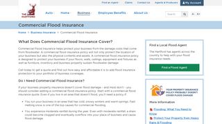 Commercial Flood Insurance | Business Insurance | The Hartford