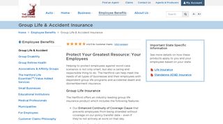Group Life & Accident Insurance Employee Benefits | The Hartford