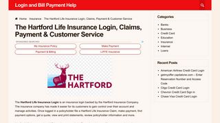 The Hartford Life Insurance Login, Claims, Payment & Customer Service