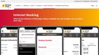 Internet Banking | Ways to Bank |Heritage Bank