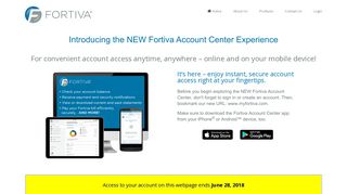 Introducing the NEW Fortiva Account Center ExperienceMyFortiva