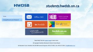 Student Login Portal - hwdsb hub - Hamilton-Wentworth District ...