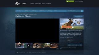 theHunter Classic on Steam