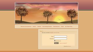 Login - The Imagination Station - Webs