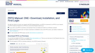 ONE—Download, Installation, and First Login | PRTG Network Monitor ...
