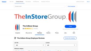 Working as a Merchandiser at The InStore Group: Employee Reviews ...