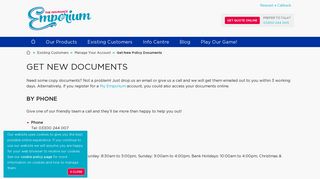 Get New Documents - The Insurance Emporium